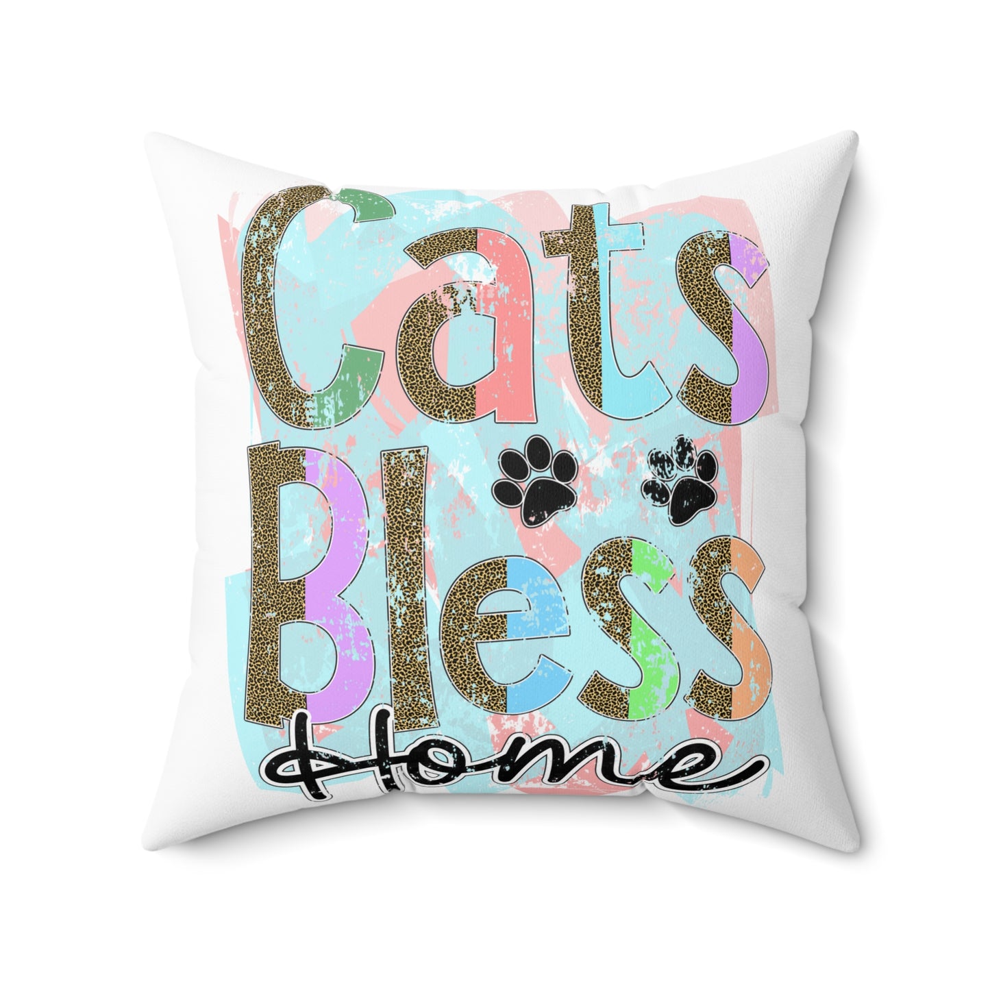 Spun Polyester Square Pillow