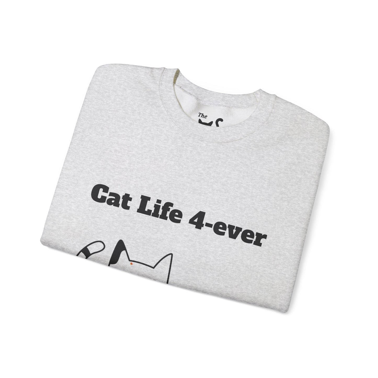This Unisex Heavy Blend™ Crewneck Sweatshirt is Cat Comfy
