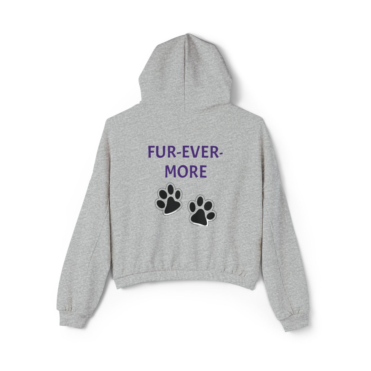 Cat era- Fur-Ever-More Women's Cinched Bottom Hoodie