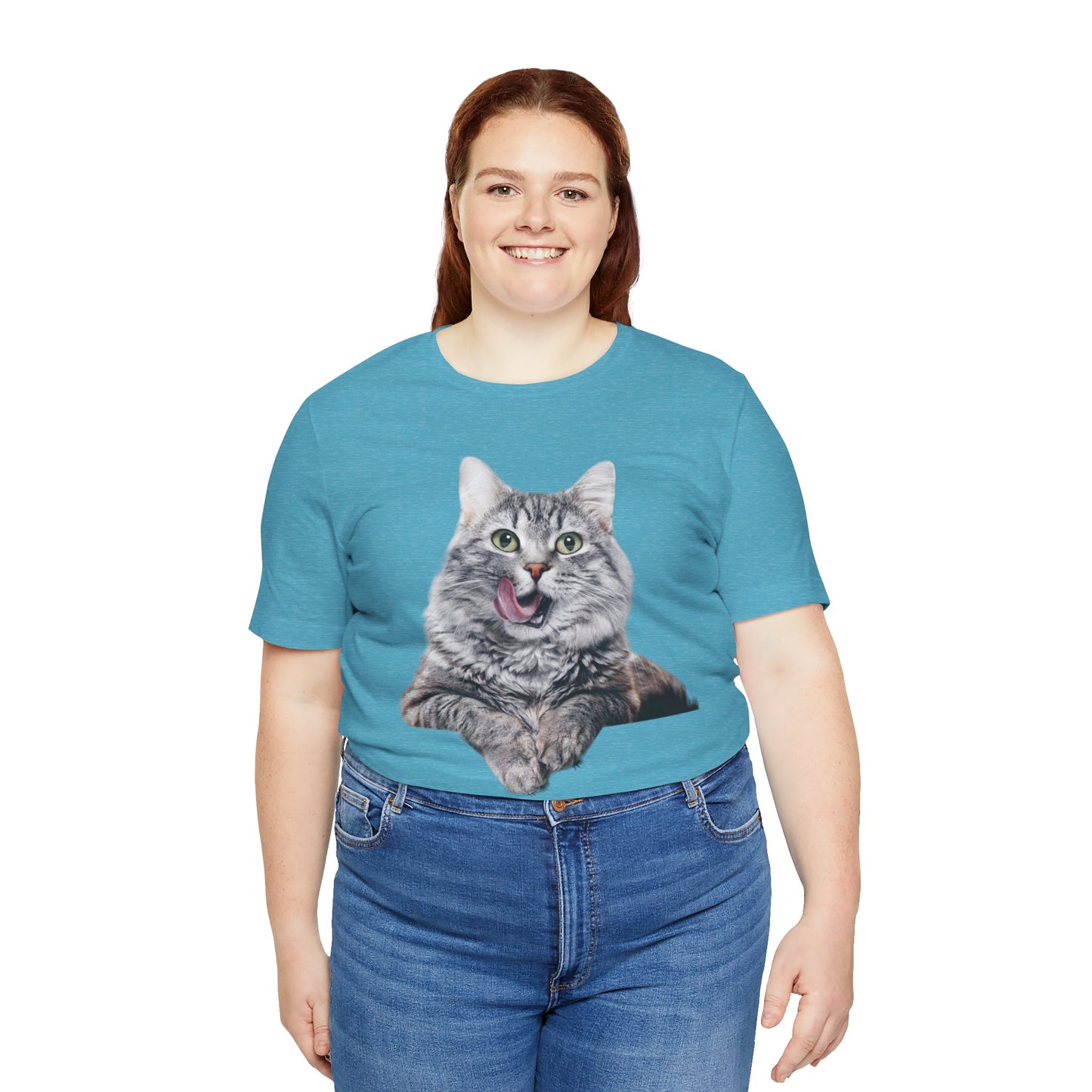 Grey Kitty Unisex Jersey Short Sleeve