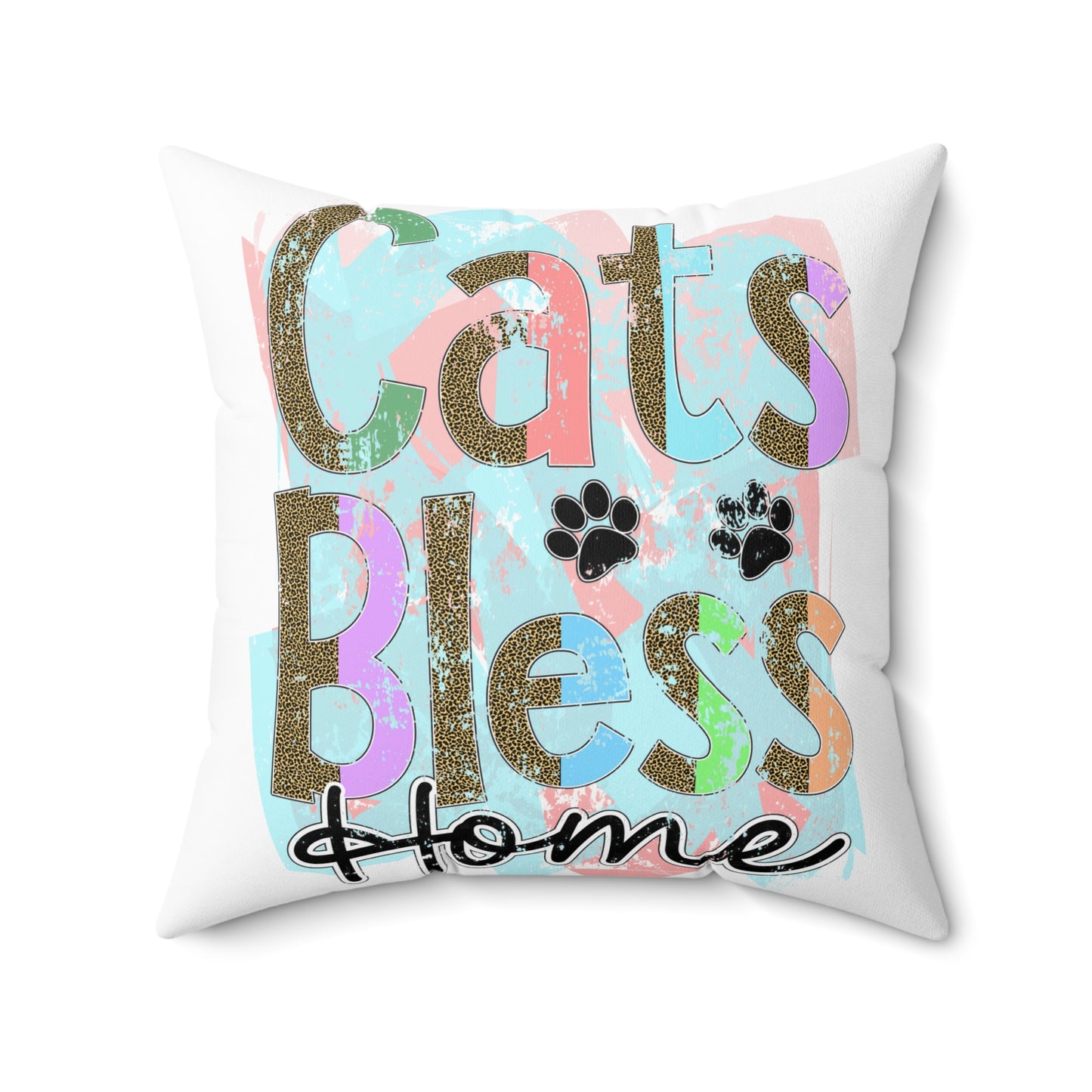 Spun Polyester Square Pillow