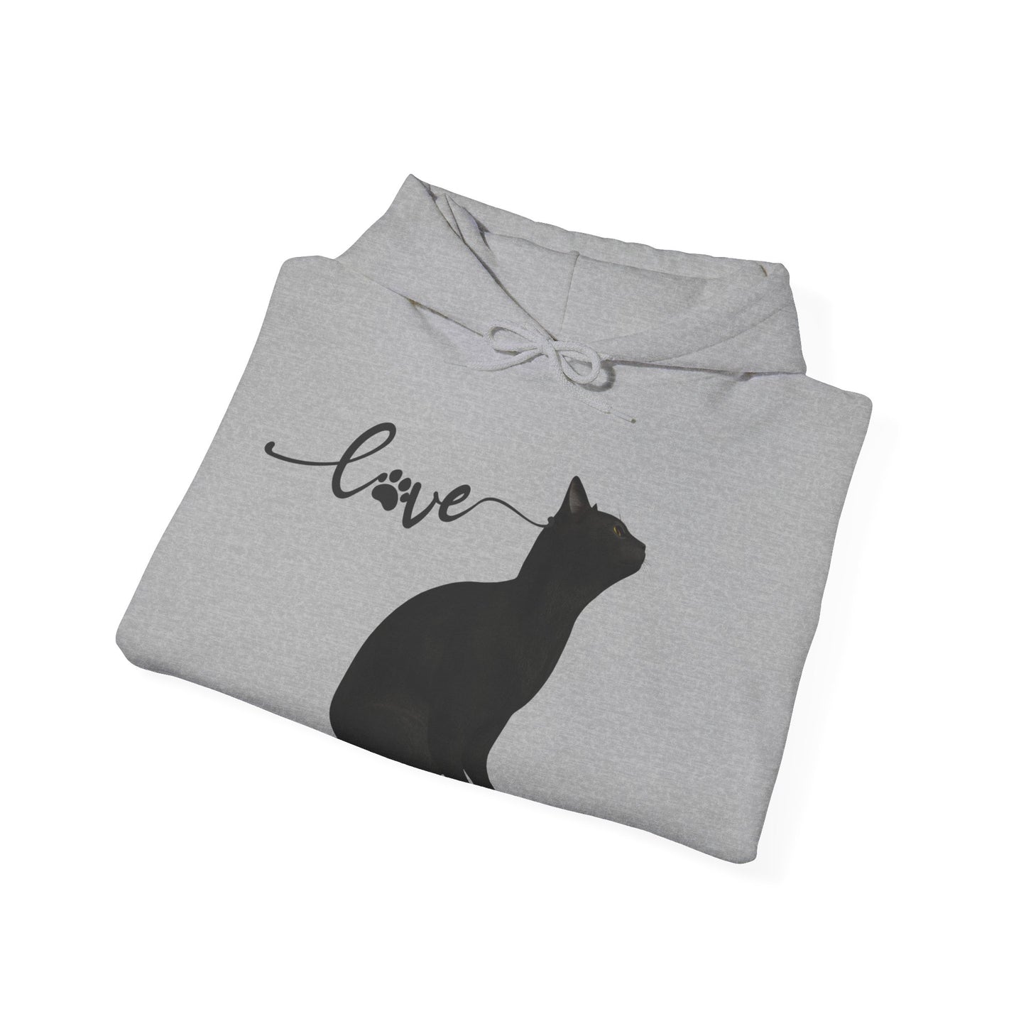 Love cat Unisex Heavy Blend™ Hooded Sweatshirt Cat Love