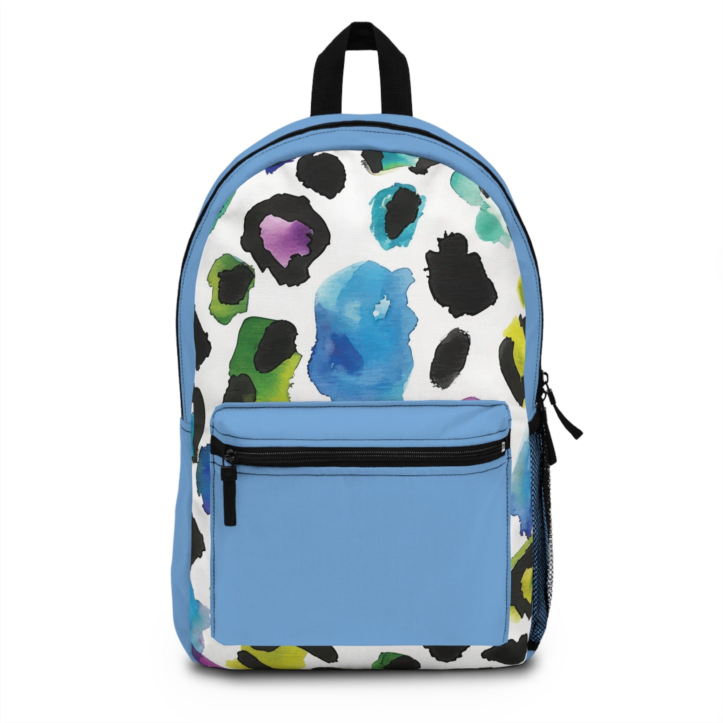 Blue/multi color animal print Backpack