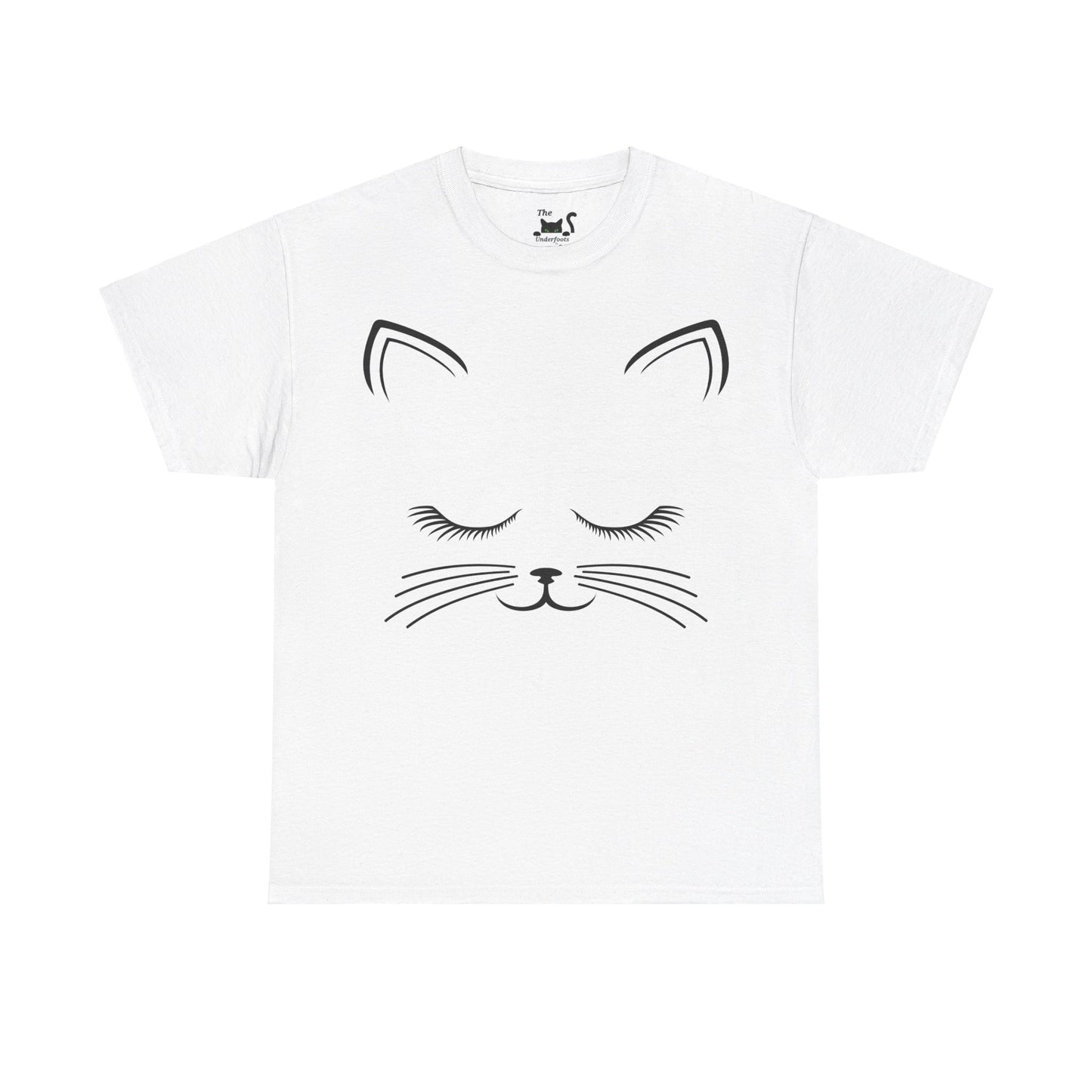Cat Face Unisex Heavy Cotton Tee
