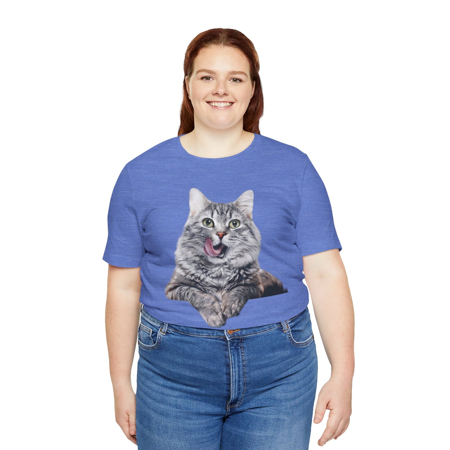 Grey Kitty Unisex Jersey Short Sleeve