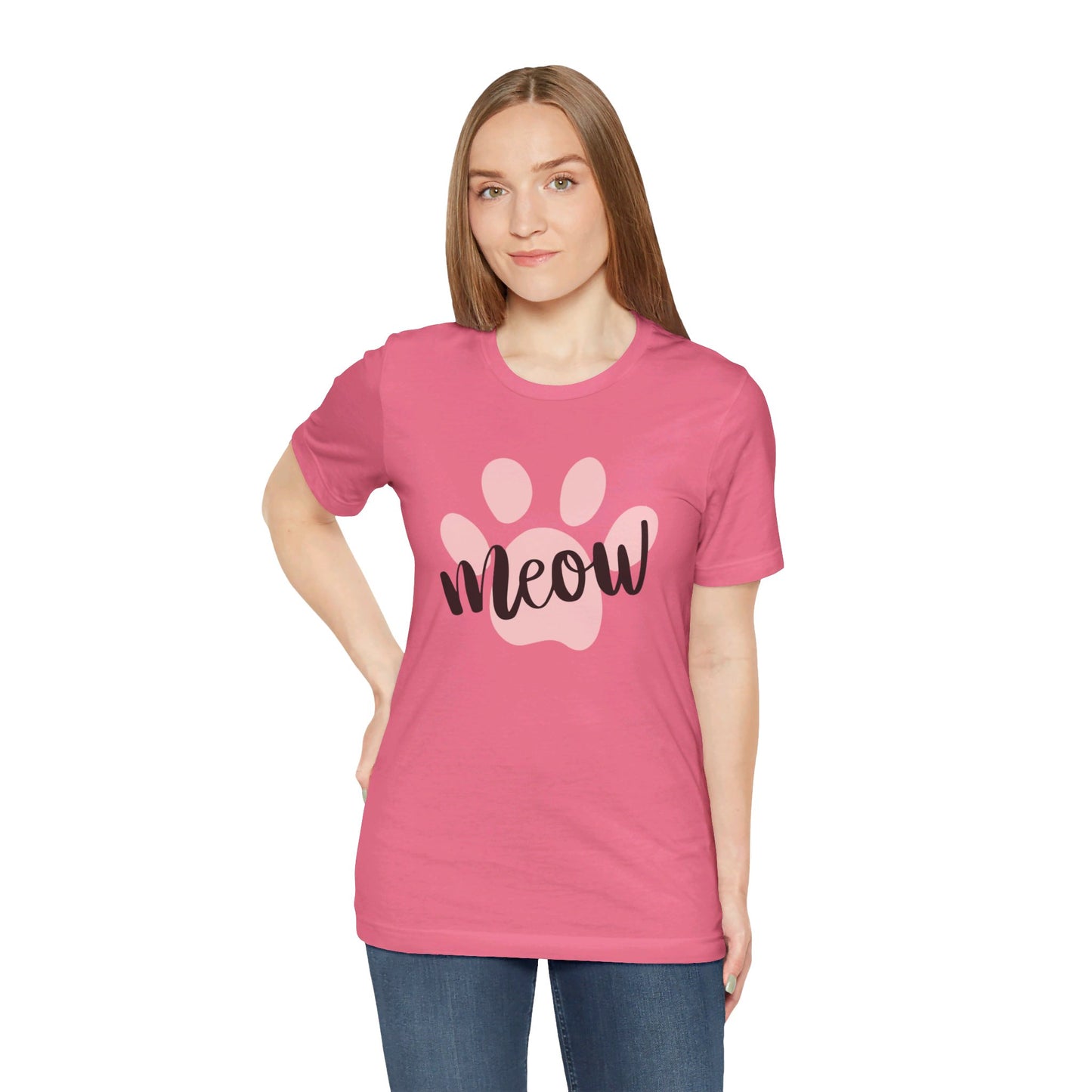 Meow Unisex Jersey Short Sleeve Tee